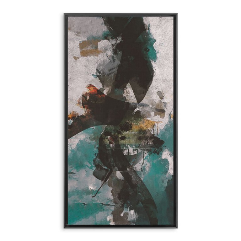 Framed-Mockup-of-Flowing-Through-artwork-by-Shehzad-Afzaal-